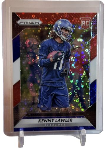 2016 Panini Prizm Red White & Blue Rookie RC Card #271 Kenny Lawler - Seahawks. rookie card picture