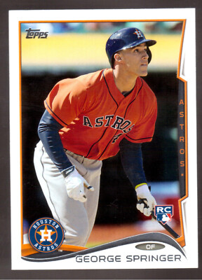 2014 TOPPS UPDATE #US-10 GEORGE SPRINGER ROOKIE