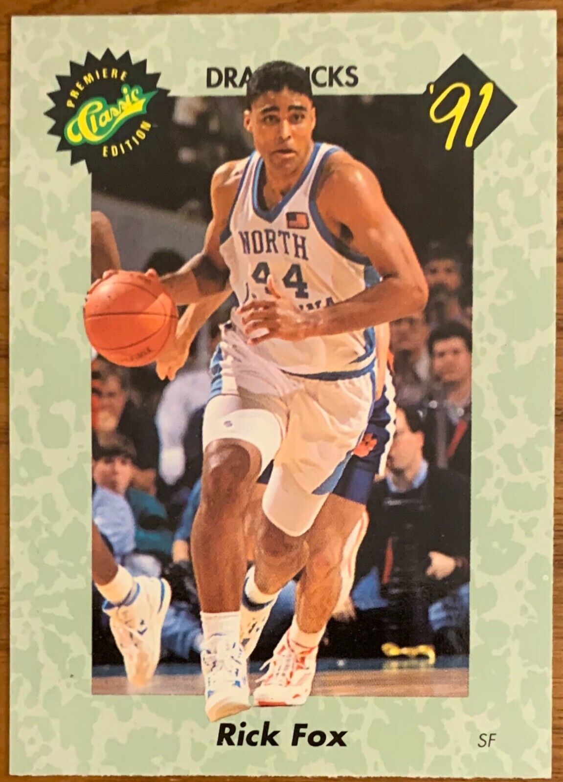 RICK FOX, RARE ! 1991 CLASSIC DRAFT PICKS ROOKIE CARD , NBA LEGEND !. rookie card picture