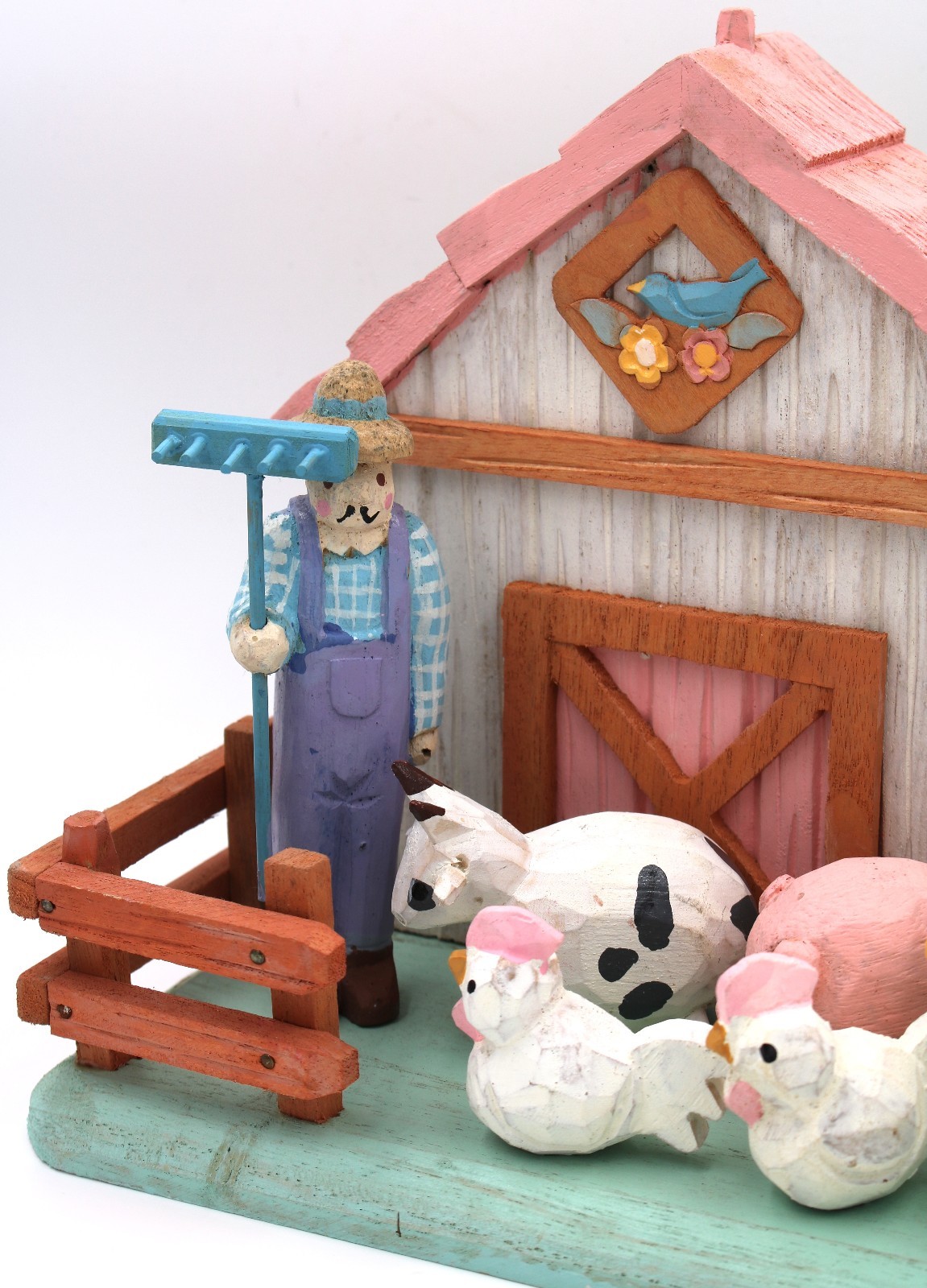 Silvestri Rustic Southwest Easter Farmer Barn Pig Cow Chicken Sheep Decor 10 Pc