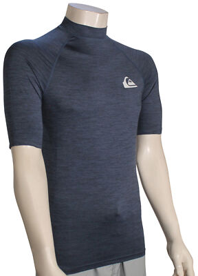 Защита от сыпи Quiksilver Everyday SS Rash Guard - Винтажный цвет индиго Хизер - Новинка