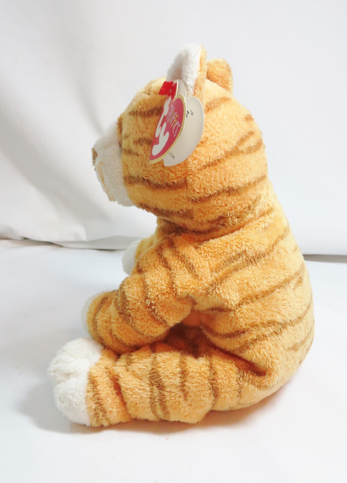TY PLUFFIES CAT STRIPED TABBY 2003 PLUSH  MWMT