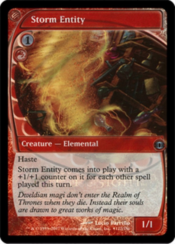 *Mrm* English 4x Entitï¿½ D'Orage - Storm Entity Mtg Future Sight