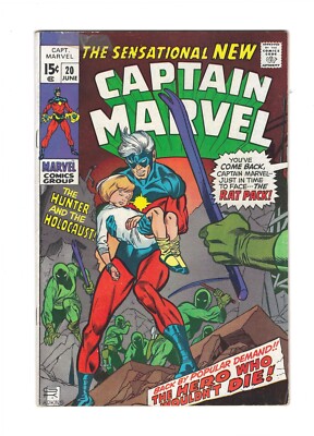 Captain Marvel #20: Dry Cleaned: Pressed: Bagged: Boarded: VG 4.0