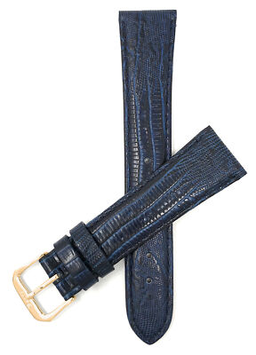 20mm Padded Leather Watch Band, Animal Prints for Timex Weekender