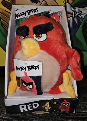 NIB Angry Birds Movie Red Bird Rovio Talking Animal Plush 10''