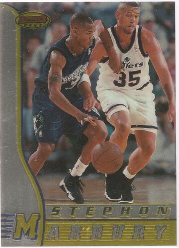 Stephon Marbury Bowman's Best 96-97 #R2 Rookie Card Minnesota Timberwolves. rookie card picture