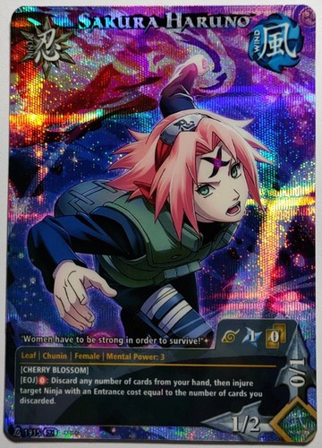Carte Naruto Collectible Card Game CCG Foil Fancard #215 Limited Set 31 Haku V2 Carte Naruto Collectible Card Game CCG Foil Fancard #215 Limited Set 31 Haku V2