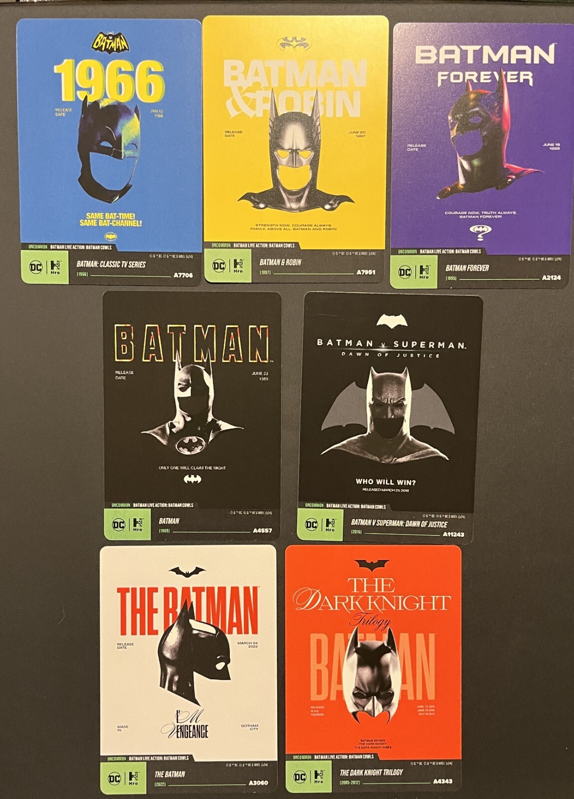 DC Universe 2024 Batman 85 Years Pick your Card