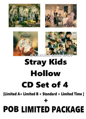 straykids Hollow 4形態 LIMITEDPACKAGE 未開封 Stray Kids Hollow CD 4 Set LTD A+B+Standard+Limited Time