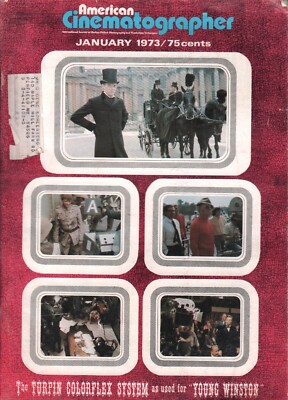 American Cinematographer January 1973 Turpin Colorflex Young Winston 010620AME2