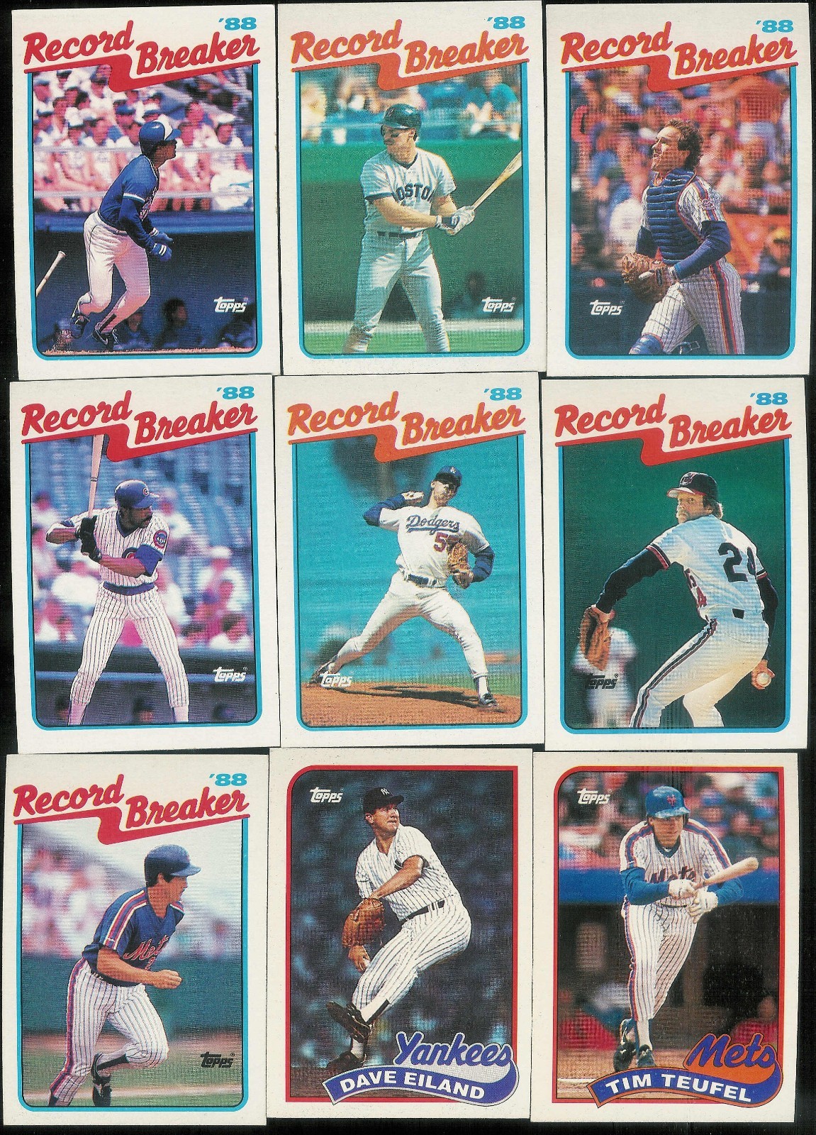 1989 TOPPS BASEBALL COMPLETE SET 1-792 | eBay
