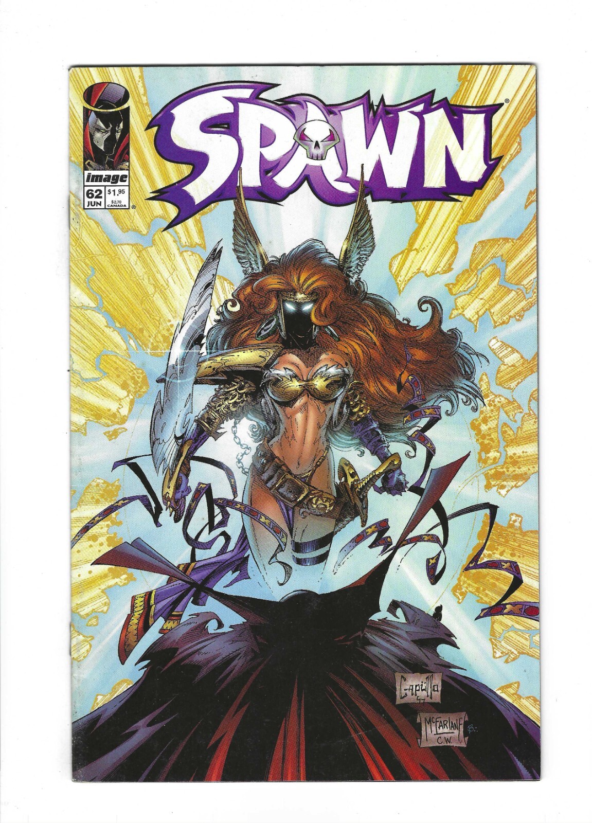 Spawn #62 Angela Cover, Todd McFarlane, 8.5 VF+, Image | eBay