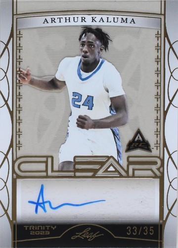2022-23 Leaf Trinity - Arthur Kaluma #CA-AK1