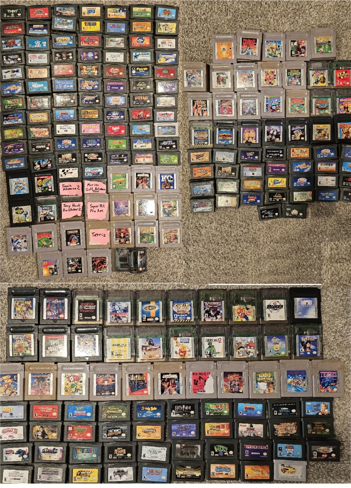 Nintendo Gameboy, Gameboy Color GBC, Gameboy Advance GBA Games $4 