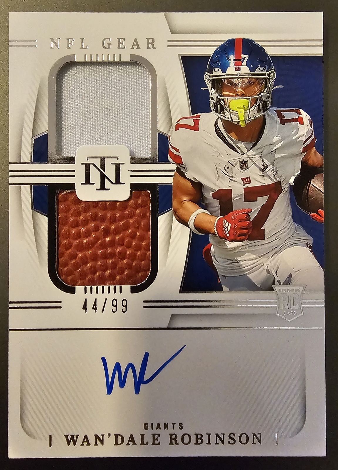 2022 Panini National Treasures Wan'Dale Robinson #RGS-22