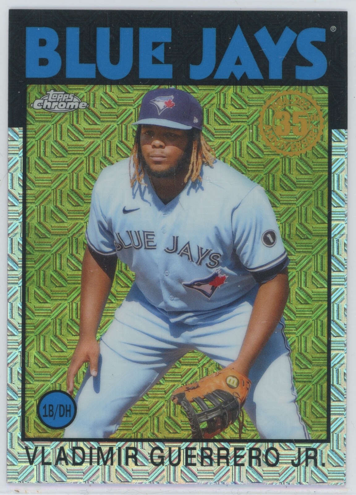 Vladimir Guerrero Jr 2021 Topps Series 1 1986 86BC-35 Chrome