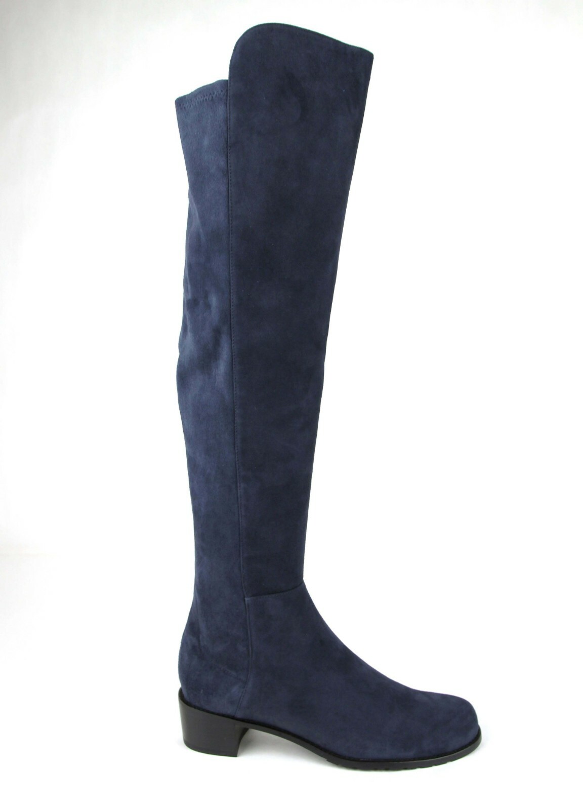 Pre-owned Stuart Weitzman $795  Women's Allserve Nice Blue Suede Knee Boot Yw28482