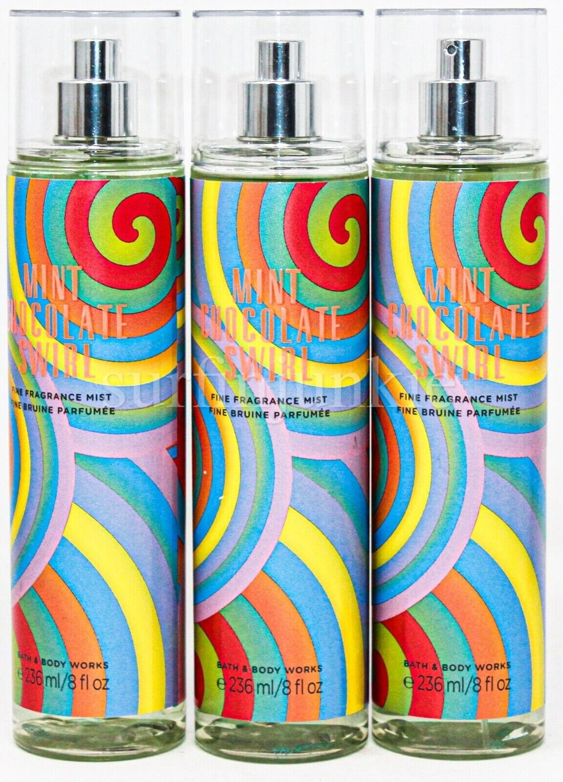 3 Bath & Body Works Mint Chocolate Swirl Fragrance Mist | eBay