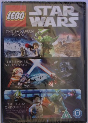 Lego The Padawan Menace/The Empire Strikes Out/The Yoda Chronicles  DVD    New  