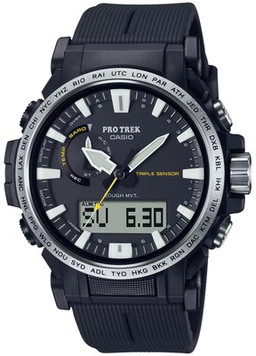 Pre-owned Casio Gshock Prw611a  Pro Trek Solar Blk