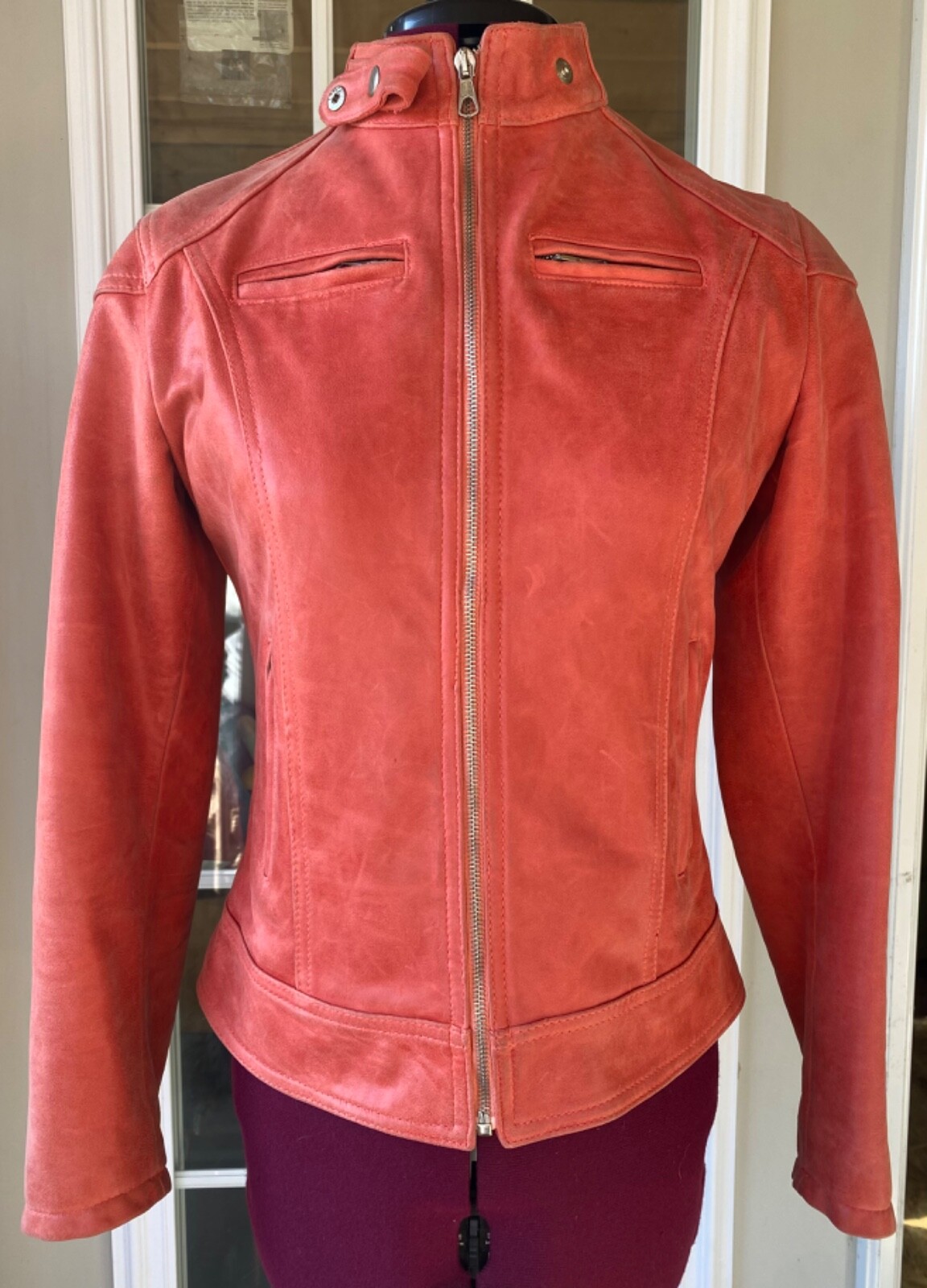 ジャケット・アウター Nekozeman Delan Vera pelle real Vintage VERA PELLE Leather Jacket Black Biker Motorcycle
