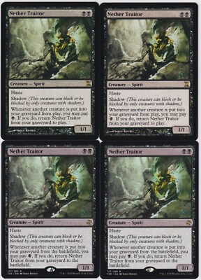MTG 4X Nether Traitor X4 Time Spiral & Remastered Magic - SP/NM