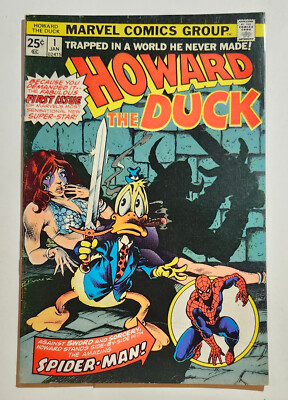 HOWARD the DUCK #1 First Issue, 1st Beverly Switzler 1976 - VF