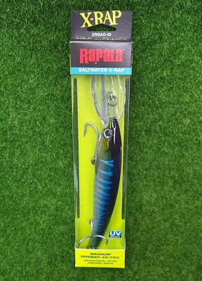 Rapala X-Rap Magnum Wahoo UV  7'' 3 3/8 oz 40' Deep Diving Lure- XRMAG40WHU