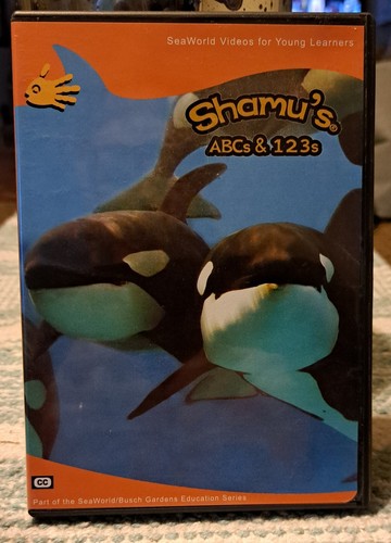 DWE♪【DVD＋CD＋Books＋Guide】 Shamu's ABCs & 123s SeaWorld Busch Gardens Educational