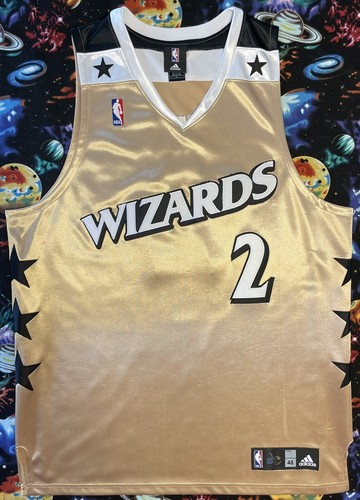 Authentic Rare Vintage Adidas NBA Washington Wizards John