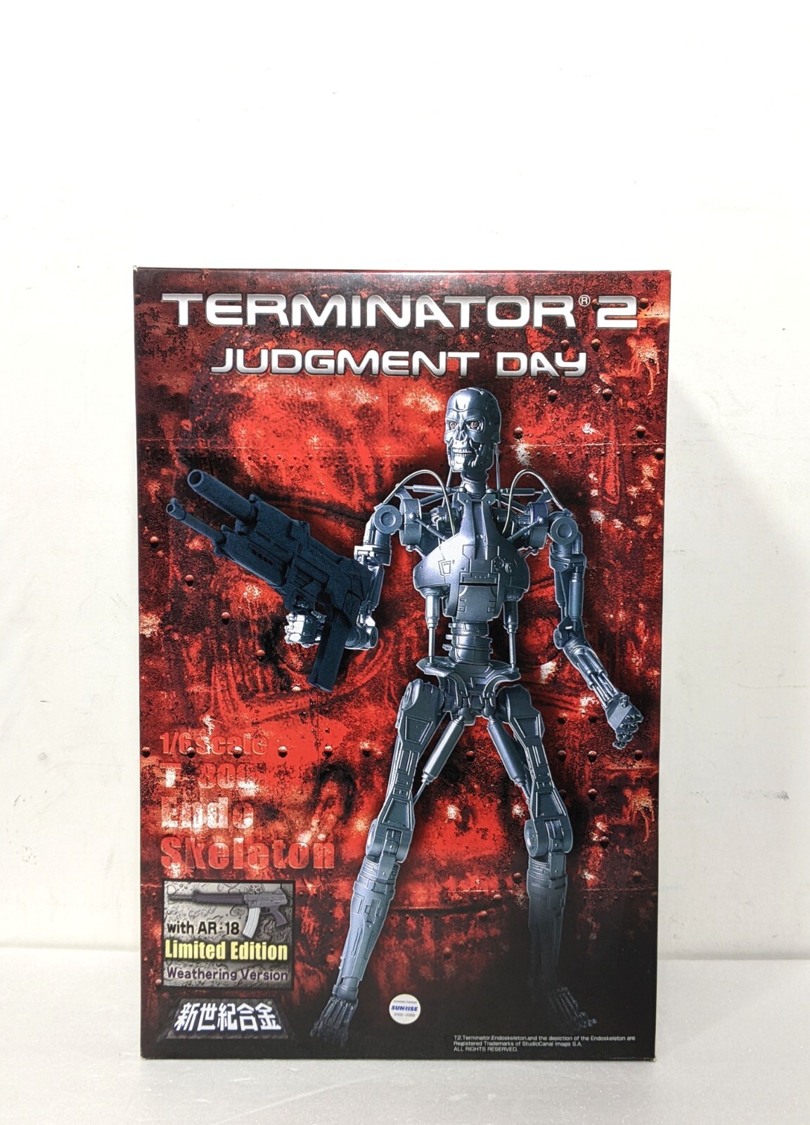Aoshima 1/6 TERMINATOR 2 T-800 ENDOSKELETON Diecast Figure