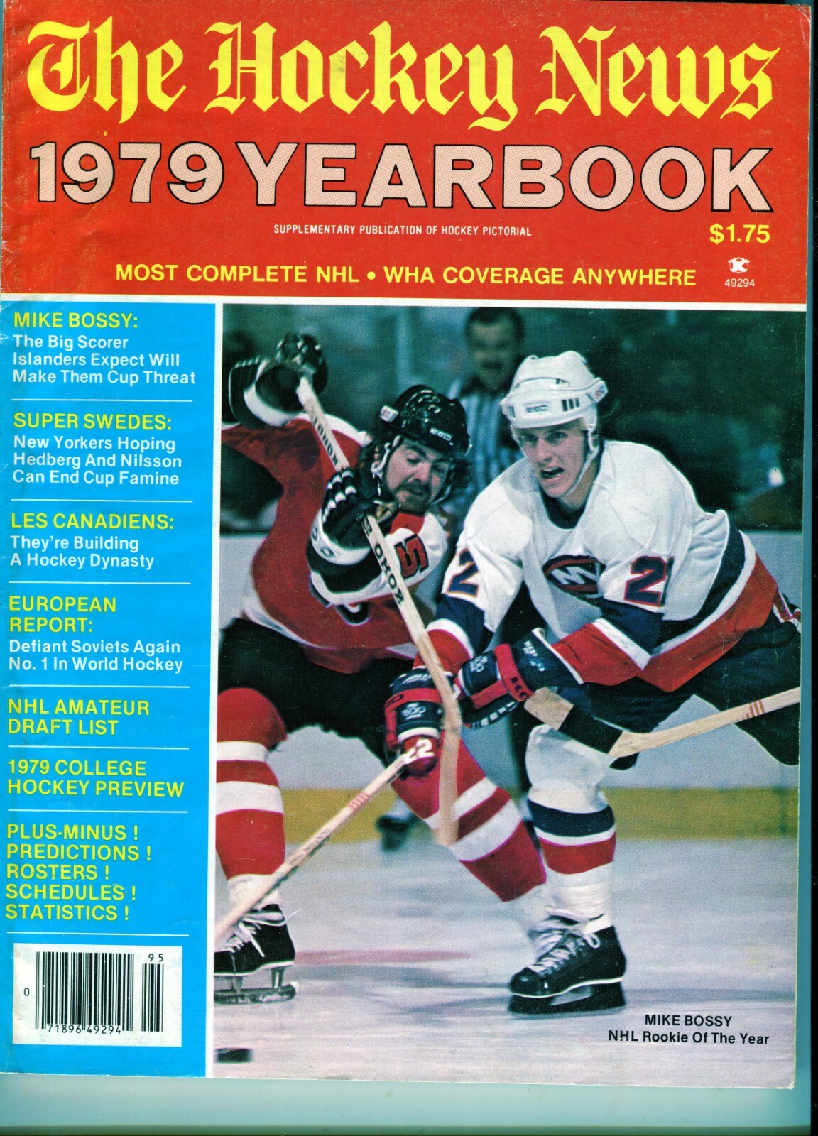 1979 The Hockey News Magazine NHL Yearbook Mike BossyのeBay公認海外通販｜セカイモン