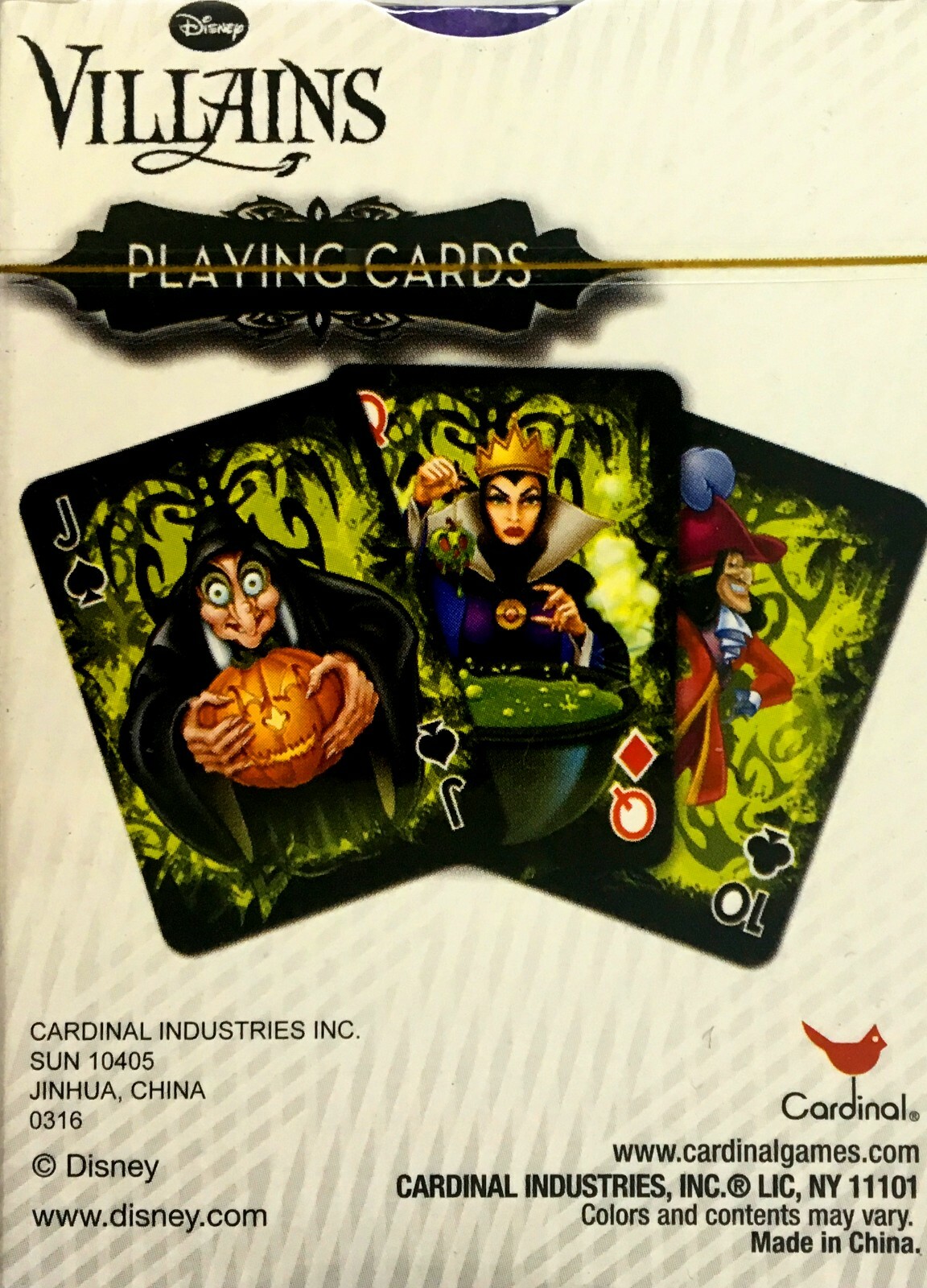 Playing Cards - DISNEY VILLAINS - Collectible! **FREE SHIPPING**