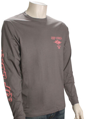 

Футболка Rip Curl Fade Out Icon LS — темно-серая — новинка, Grey