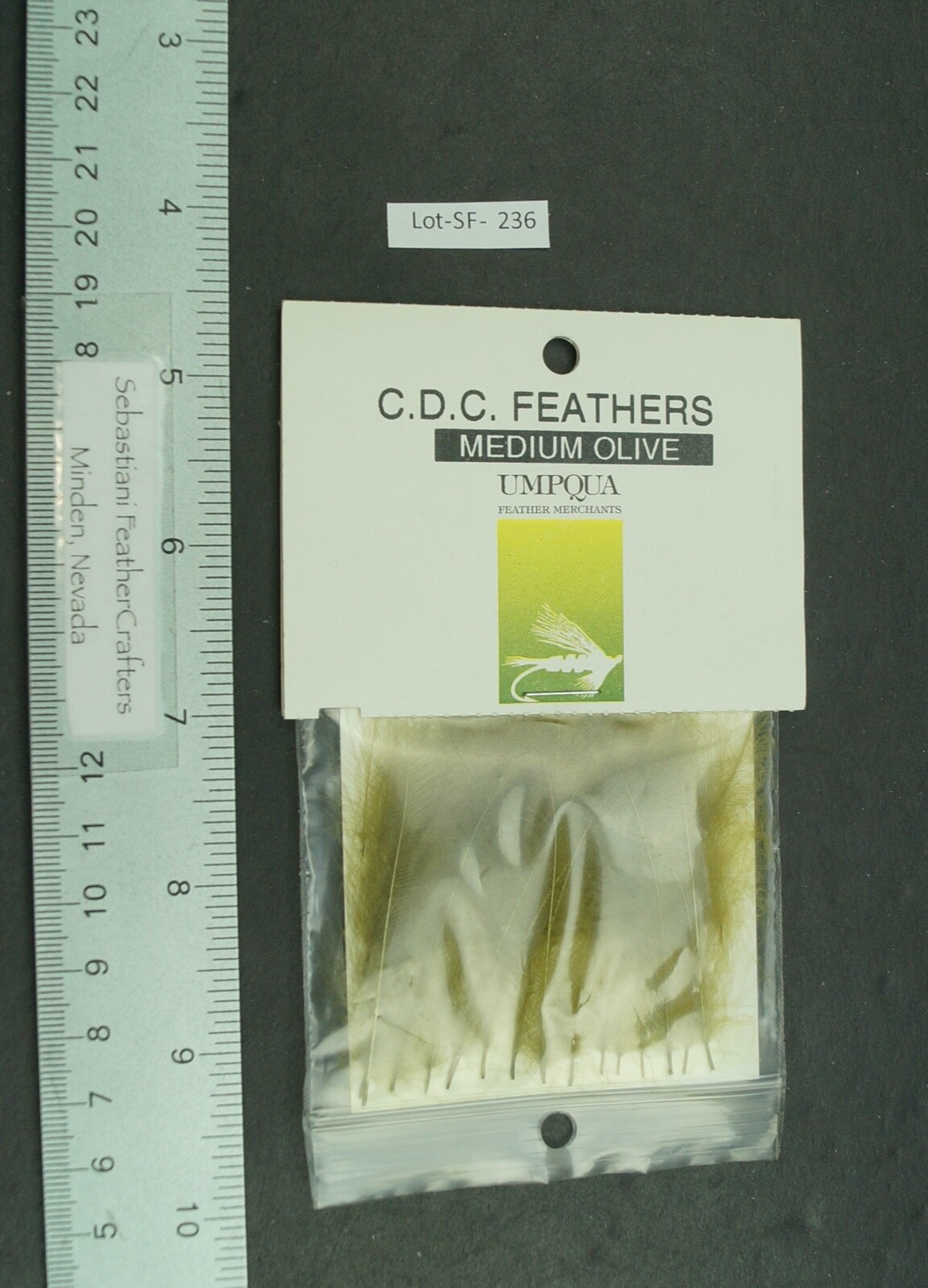 One Pack Umpqua Medium Olive CDC Feathers Lot-SF 236 | eBay