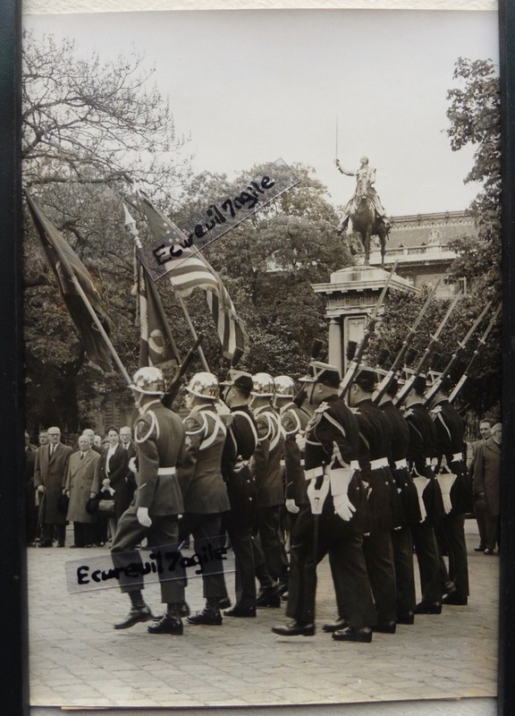 Photo Presse 1962 Soldats AmÃ©Ricains Et FranÃ§Ais Prise Armes Pour Lafayette B556