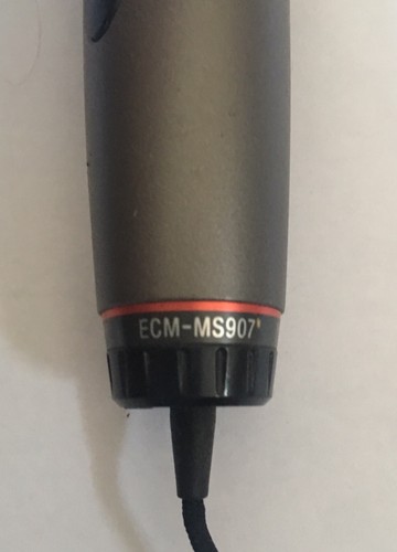 Sony ECM-MS907 Stereo Condenser Cable Microphone With Holder