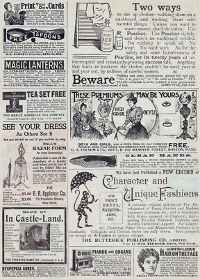 Decor newspaper Ad Prints Poster. Graphic Art Design. Home