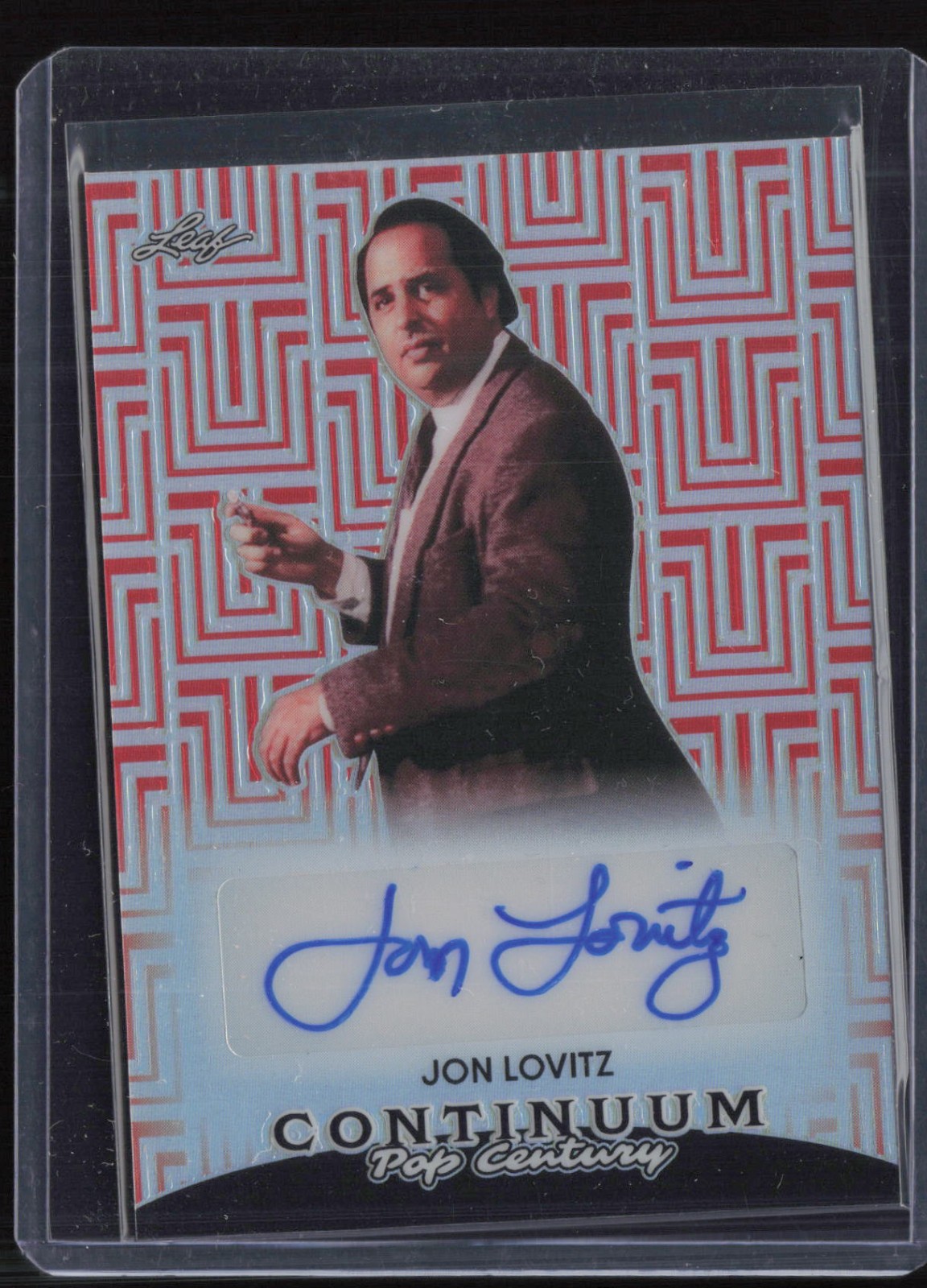 2023 Leaf Pop Century Continuum Red L=Jon Lovitz 36/49 Auto Autograph