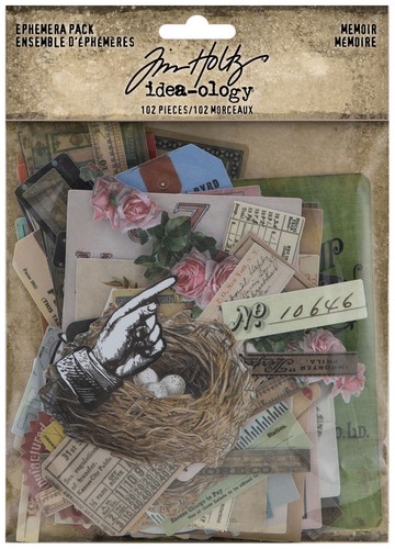 Idea-Ology Ephemera Pack 102/Pkg-Memoir