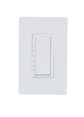Crestron CLW-DIMEX-P-W-S Cameo Wireless In-Wall Dimmer, 120V, White Smooth