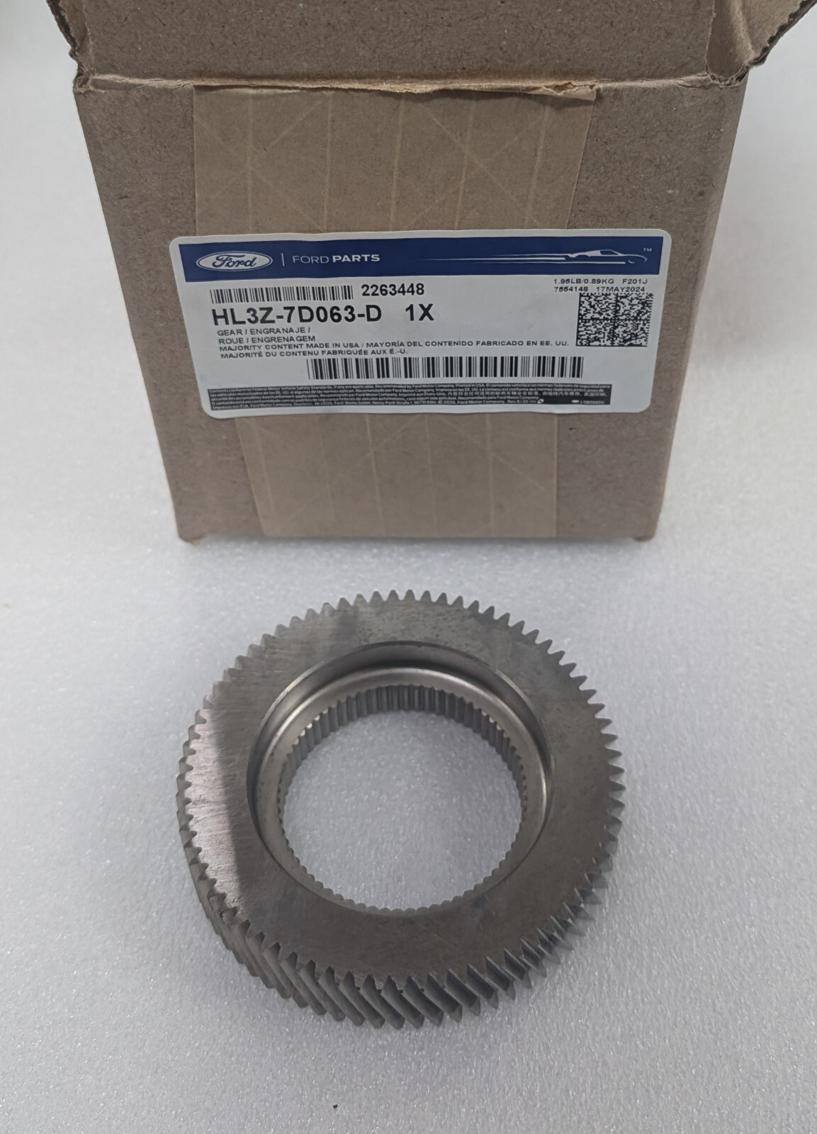 5G NEW GENUINE OEM Ford 10R80 Automatic HL3Z-7D063-D Sun Gear