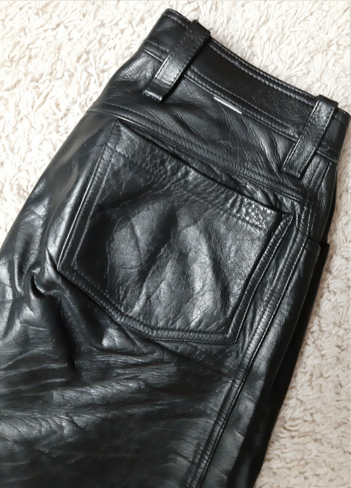 PANTALON CUIR ROB AMSTERDAM LEATHER LEDER W29 GAY SKIN MRB MISTER B