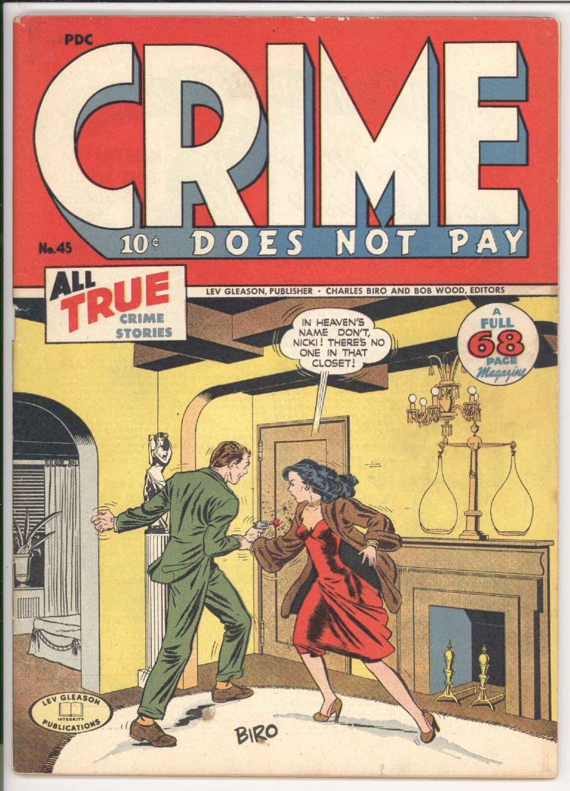 【中古】 Crime Don’t Payu Frankie＆Fash CRIME DOES NOT PAY 45 VG/FN/5.0 - Solid Mid-Grade from 1946