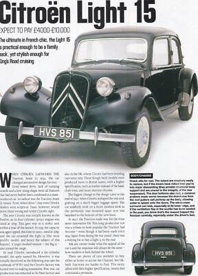 洋書 CITROEN TRACTION AVANT 1949 Citroen Traction Avant | Worldwide Vintage Autos