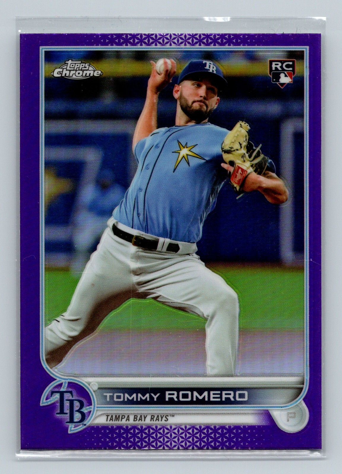 C rumi⭐︎ 2022 Topps Chrome PURPLE Tommy Romero ROOKIE CARD #USC104