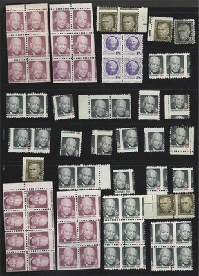 Collection of 597 EFO STAMPS, Mint, NH