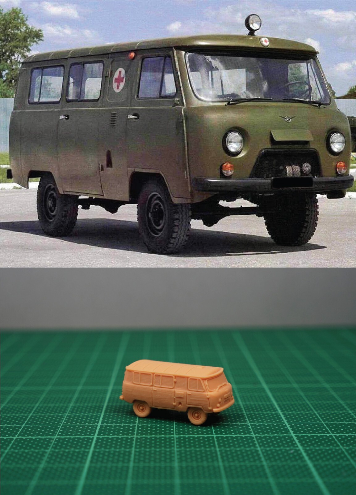 1/144 Ukrainian/Russian UAZ-452 Vehicle Resin Kit | eBay