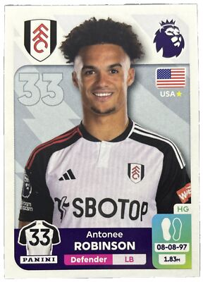 Panini Premier League 2024 - # 293 - ANTONEE ROBINSON - Fulham